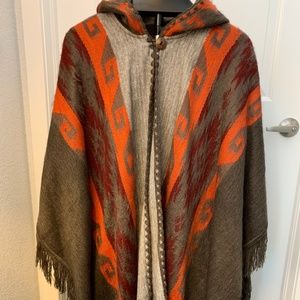 Alpaca poncho